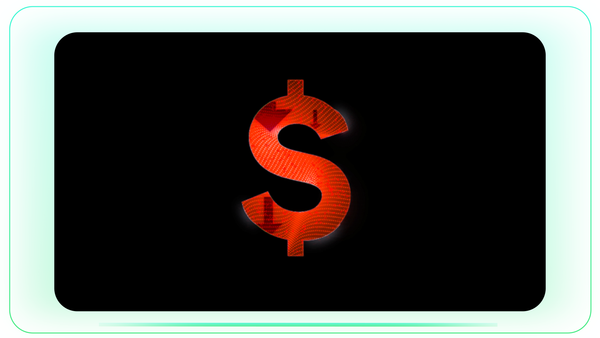 Dollar Icon with Downward Arrow Texture