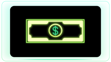 Dollar Note Neon Loop
