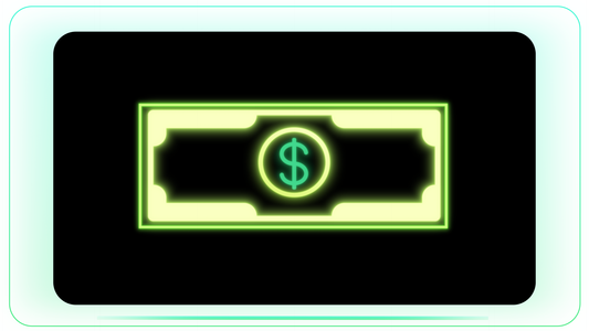 Dollar Note Neon Loop