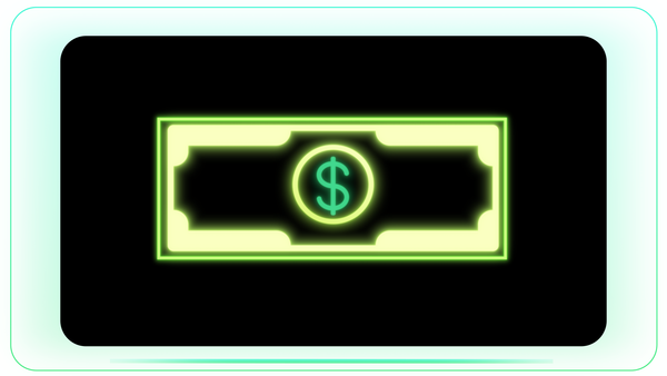 Dollar Note Neon Loop