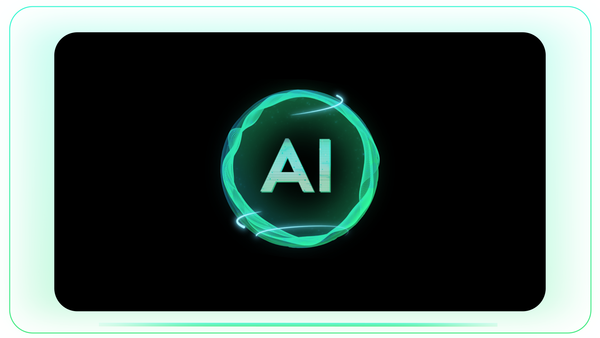 Artificial Intelligence Neon Tech Sphere Bubble