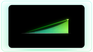 Green Arrow Growth Chart Climbing Upward