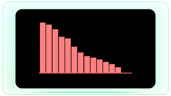 Declining Line Graph Infographic Chart