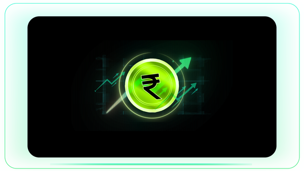 Indian Rupee Currency Value Increase Graph