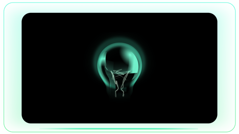 Orange Spark Bulb Reveal with Neon Filament