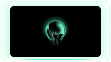 Orange Spark Bulb Reveal with Neon Filament