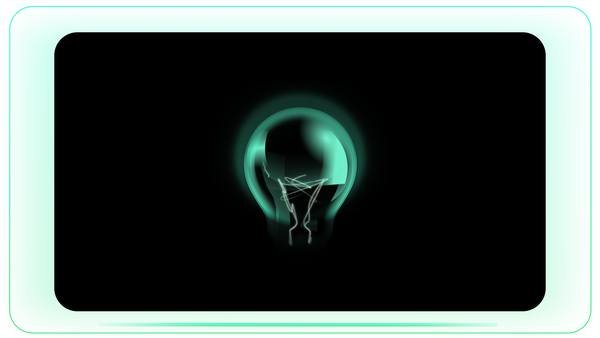 Orange Spark Bulb Reveal with Neon Filament