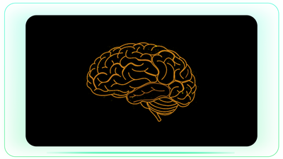 Basic Brain Outline with Health and Mind Stimulation
