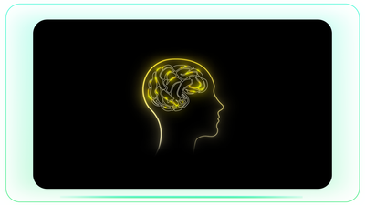 Brain Activity with Neural Signals and Dopamine Illustration