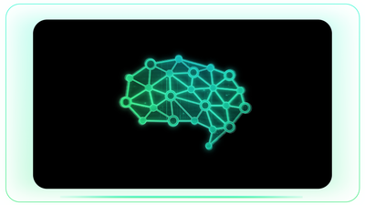 Technological Brain AI Illustration for Health and Fitness