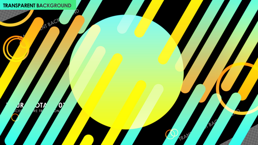 Cyan-Yellow Dynamic Linear Streak Motion Transition