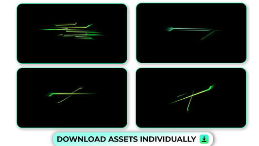 Tech Lines and Sparks with Red, Blue, Green Glowing Abstract Effects