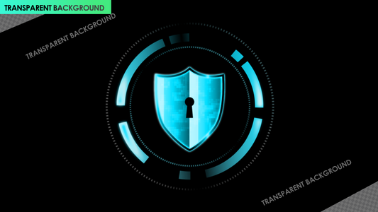 Cybersecurity Lock Check Animation