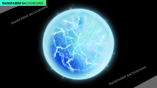High Energy Atomic Sphere with Spikes and Distortion Glow