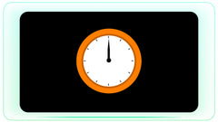 Fast Moving Clock