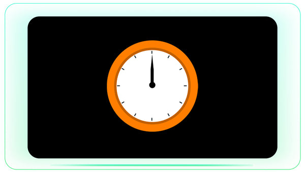 Fast Moving Clock