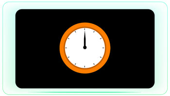 Fast Moving Clock