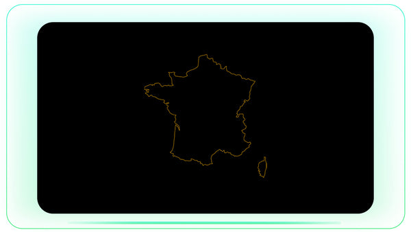 France Map Outline