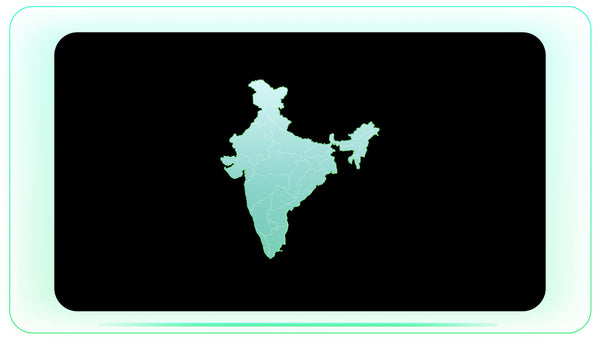 India Map Gradient