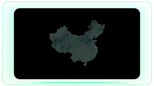 Tech Map of China stock footage visual