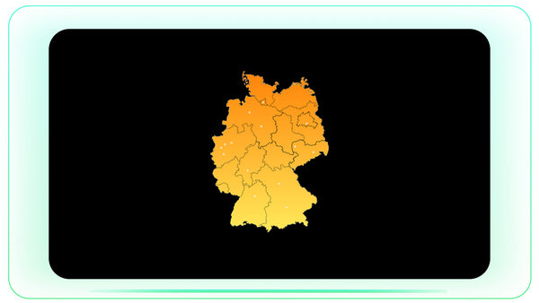 Germany Map with States