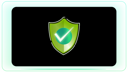 Tech Shield Safety Tick stock footage visual