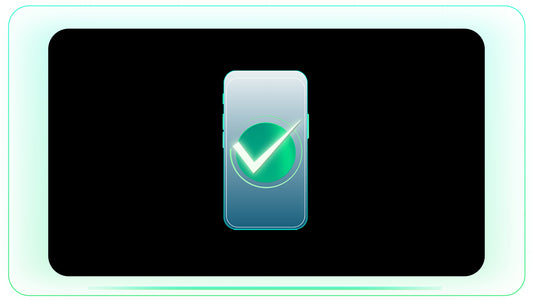 Tick Badge on Mobile UI for Money and Tech stock footage visual
