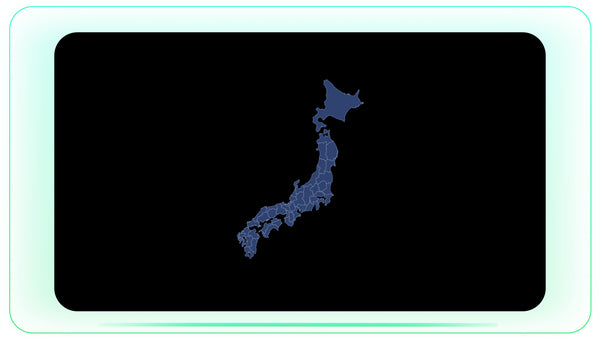 Japan State Map
