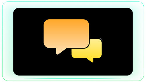 Chat Message Notification stock footage visual
