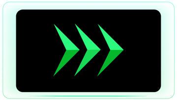 Blinking Neon Arrows
