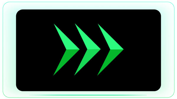 Blinking Neon Arrows