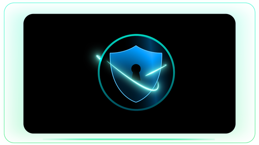 Tech Shield Lock Animation with Lines stock footage visual