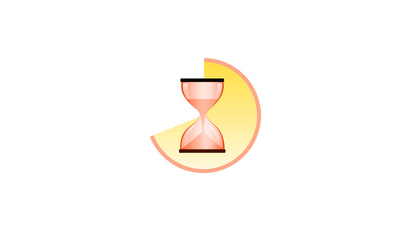 Hourglass with Clock