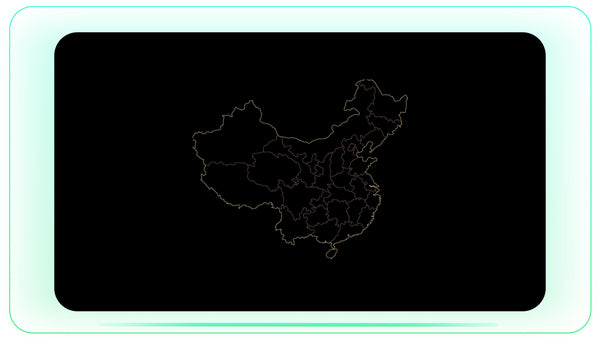 China Map Outline