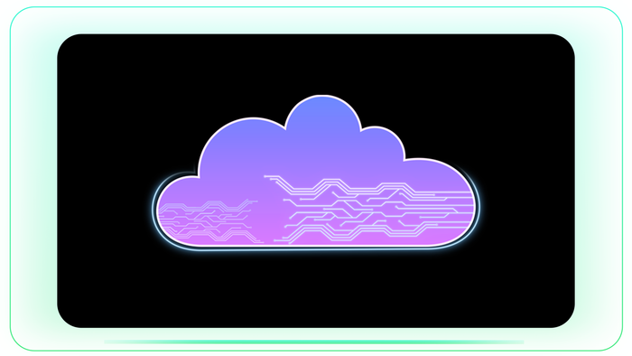 Cloud Storage Technology in Motion stock footage visual