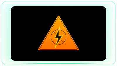 Electric Outage with Bolt Animation