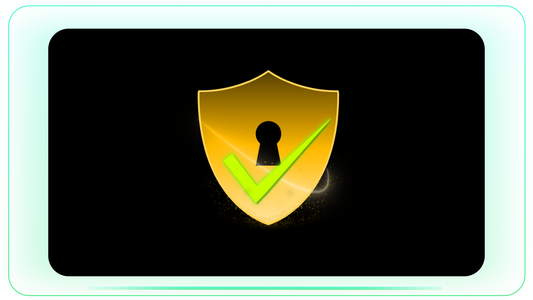 Tech Security Shield Lock Tick Safety stock footage visual