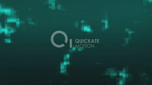 Dark Green Digital Tech Background with Animated Grid and Futuristic Effects