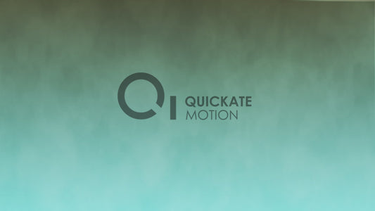Smoky Light Green Abstract Motion Background