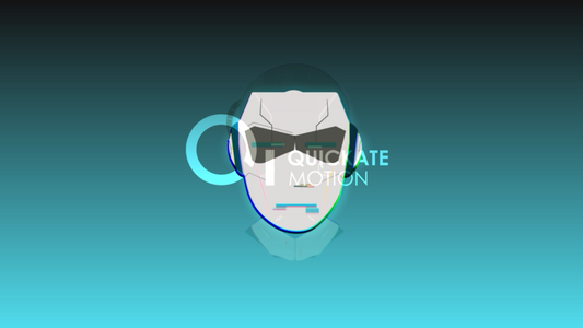 Robot Face Reveal Glitch and Noise | QM10202520