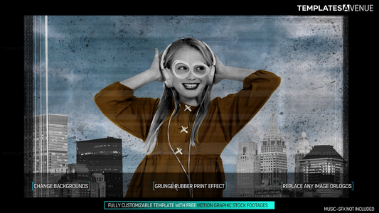 Image and Video Reveal print effect | After effects Templates