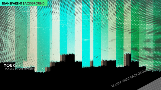 Retro blinds transition with green and brown paper texture | Transition