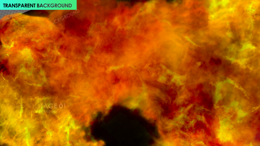 Fire transition with red and yellow dark heat texture | Transition
