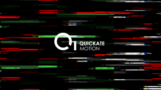 RGB Digital Blocks Glitch Matte Transition with Tech Vibes