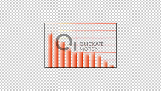 Falling Bar Chart with Blinking Axis