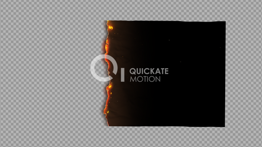 Burning Black Paper Effect – Realistic Fire & Paper Destruction