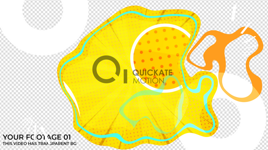 Color and shapes Pop Cartoon Transition